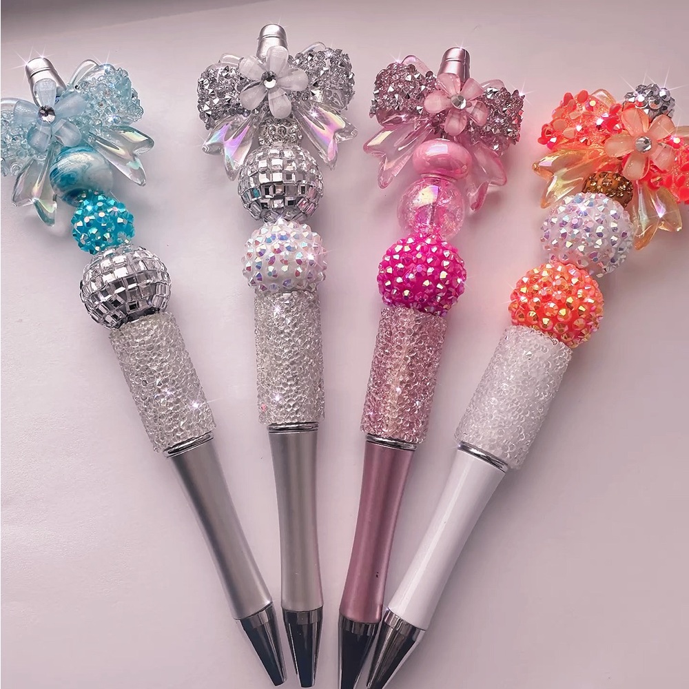 Colorful Bejeweled bling Pens Shabby Chic Pick your color.